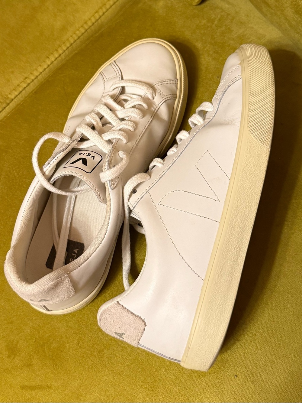 Veja Esplar Sneakers, white leather, size 39, US8